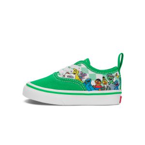 VANS × SESAME STREET联名AUTHENTIC ELASTIC LACE小童帆布鞋