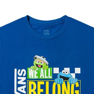 VANS × SESAME STREET联名中大童短袖T恤