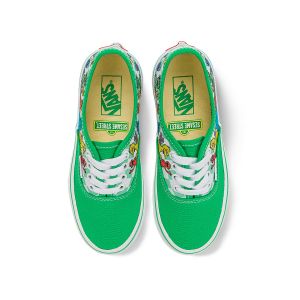 VANS × SESAME STREET联名AUTHENTIC中大童帆布鞋