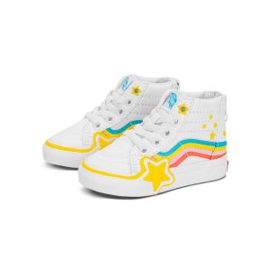 SK8-HI ZIP RAINBOW STAR小童帆布鞋