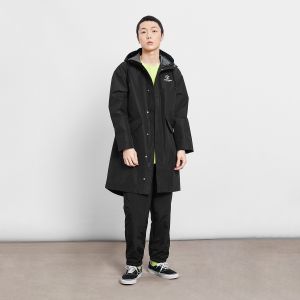 男款长袍夹克(黑色)