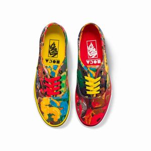 VANS × MOCA联名款AUTHENTIC男女帆布鞋