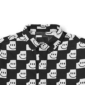 VANS × 亚洲艺术联盟系列  RUN联名男女情侣短袖衬衫