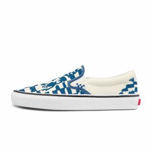 VANS X KROOKED联名SKATE SLIP-ON VCU男女板鞋